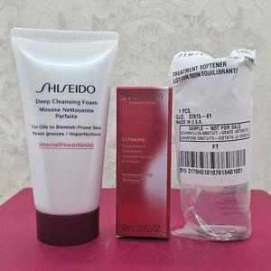 Shiseido 3 Pc. Skincare Travel Set New